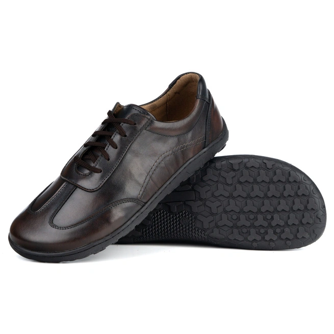 Męskie buty skórzane barefoot Axis Zero Drop - kolor kabir